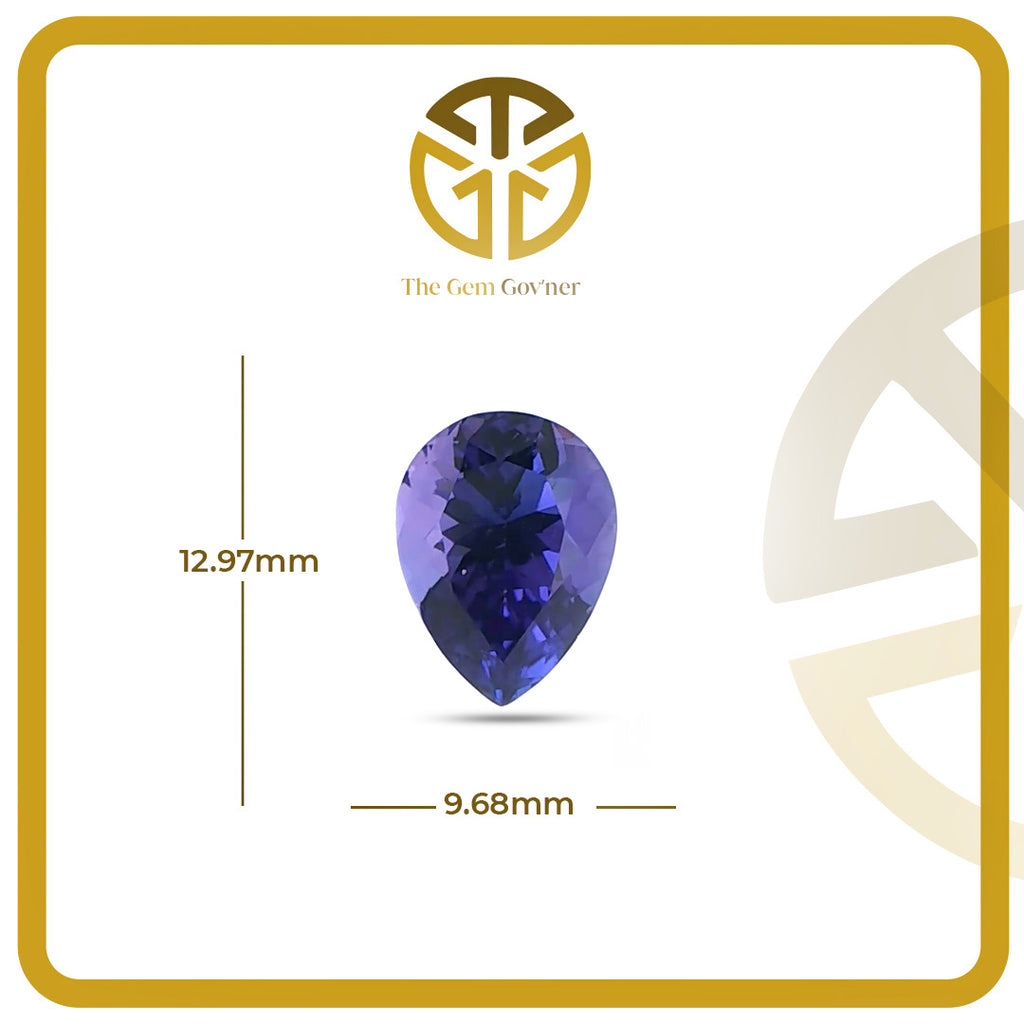 Tanzanite Teardrop Cut AAA+