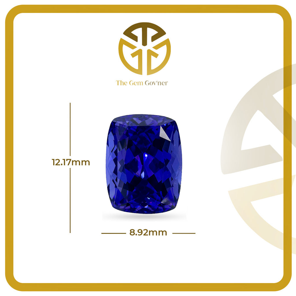 Cushion-Cut Tanzanite
