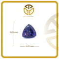 Trillion Cut Bluish Purple Tanzanite