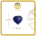 Heart-Shaped Bluish Purple Tanzanite