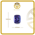 Cushion Cut Bluish Purple Tanzanite