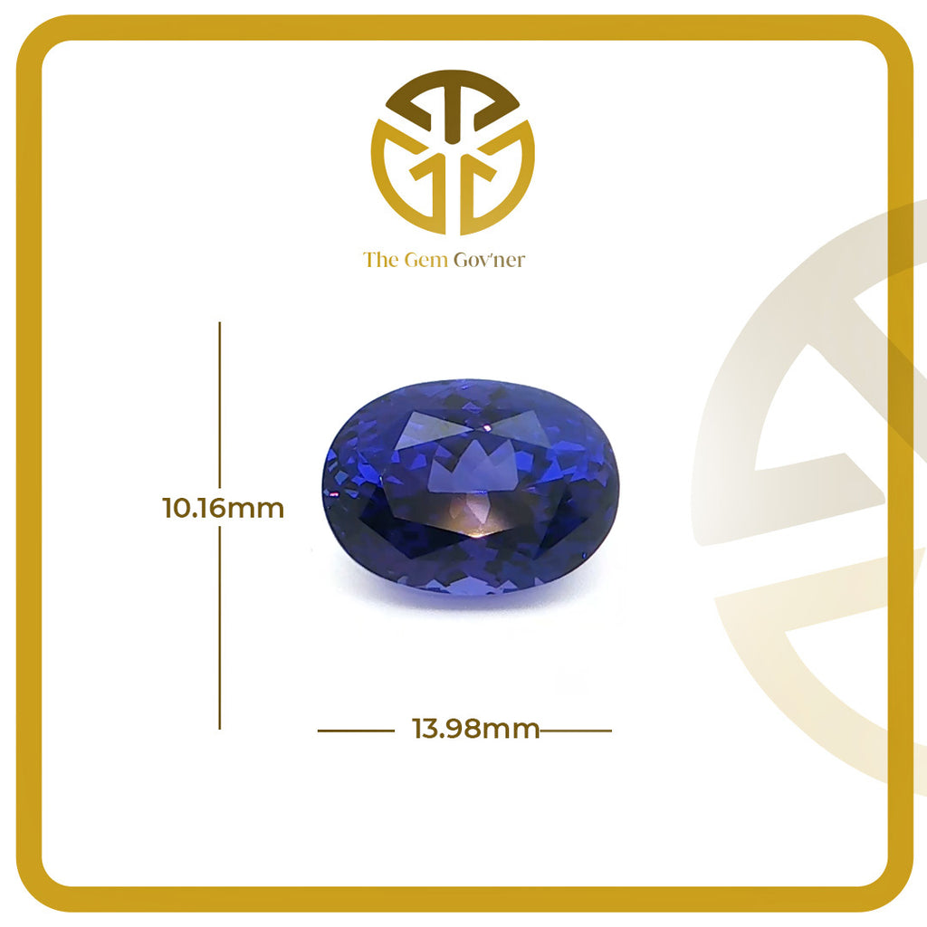 Oval Brilliant Cut Tanzanite Gemstone