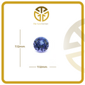 Round Brilliant Cut Tanzanite Gemstone