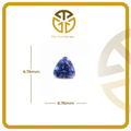 Brilliant Trillion Cut Tanzanite Gemstone